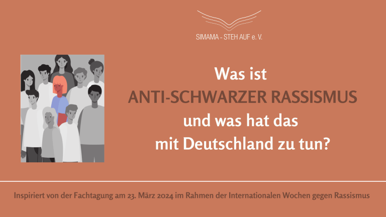 Was ist Anti-Schwarzer Rassismus und was hat das mit Deutschland zu tun?