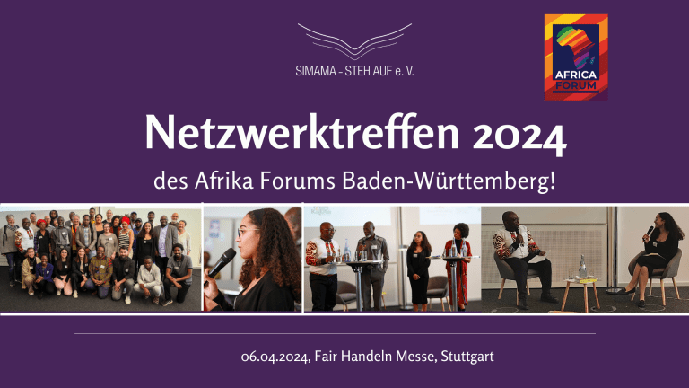 Netzwerktreffen 2024 des Afrika Forums Baden-Württemberg! #ChangingTheNarrative